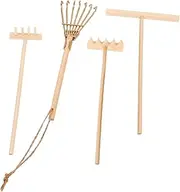 Kisangel 4Pcs Zen Garden Rake Sand Smoothing Tools for Miniature Landscapes for Decorative Sand Trays and Enhance Your