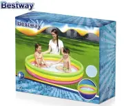 Inflatable Kids Swimming Pool Backyard Splash Play Round Toddler Preschool Kids
