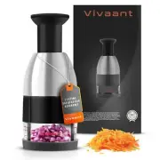 Slap Chop Manual Hand Chopper - Versatile Food Dicer, Vegetable slicer and On...