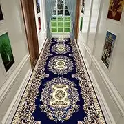 Non-Slip Runner Rug, Corridor Carpet with Anti-Slip Backing, Kitchen Hall Stairs Narrow Mat,0.8m x 4.5m