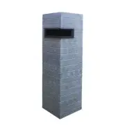 Modern Designer Pillar Letterbox Letter Box Stone Concrete + Combination Lock