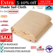 Instahut Shade Sail ShadeCloth Heavy Duty Sun Waterproof Canopy Rectangle 4 x 5m
