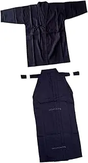 [Zxpjkyu] Japanese Kendo Uniform Set, Kung Fu Clothing, Traditional Samurai Costume