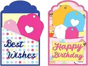 Set of 3 Stitched Slot Tag Die Cut Nesting Metal Cutting Dies for Card Making Bookmark Layering Label Cutting Dies for DIY Paper Art Craft, Scrapbooking, Photo Album Decor