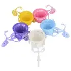 Handy Plastic Unique Basket for Artificial Flower Display and Storage