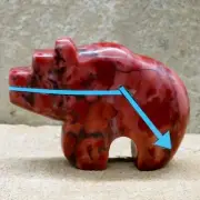 Zuni Fetish-Native American-Zuni Animal Carving-INNOCENT BEAR-Bernard Laiwakete
