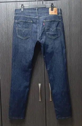 正品LEVIS511 SKINNY COOL JEAN 男藍色透氣涼感排汗超彈性修身牛仔長褲W36/L34