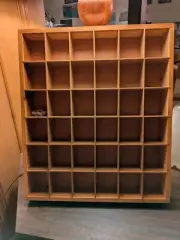 Wooden display case - golf balls or knick knacks