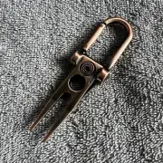 Odyssey Golf Japan Divot Tool With Carabiner Copper Color US Seller NIP Putter