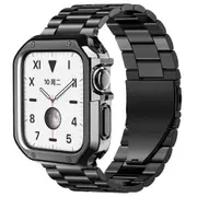 Luxury Metal Band Silicone Case for Apple Watch