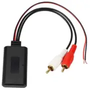 Car Bluetooth Wireless Connection Adapter For Stereo W/ 2RCA AUX-IN Audio-Input