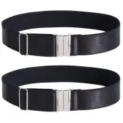 Moon Wood Plus Size Thigh Garter Belt Adjustable High Elastic Black