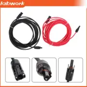 2/5/10/20M Black+Red Solar Panel Extension 4/6mm² Cable Wire+M4 Connector