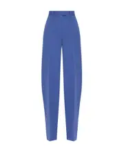 The Attico Jagger Pressed Crease Trousers IT38 Blue
