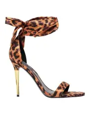 [Nine West] Donatela Heeled Sandal in Leopard