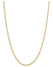14K Italian Gold Miami Cuban Chain Necklace