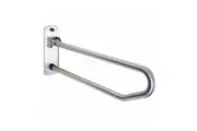 New Bradley 832-102 Changing Places Locking Drop Down Grab Rail - Silver 850Mm L