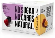Clean Collective Vodka Cocktails Mixed Pack 12 x 250ml | 5% ABV | Refreshing Ready-to-Drink Cocktail | Premium Vodka & Natural Fruit Flavours | Vegan | Lightly Sparkling Alcoholic Drink