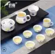 豹霖玲瓏鏤空蜂窩功夫泡茶具套裝陶瓷家用品泡茶杯具茶壺組合瓷器 全館免運