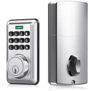 Keyless Entry Door Lock with Keypad - Electronic Keypad Deadbolt - Keyed Entr...