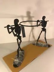 Pottery Barn Halloween Walking Dead Metal Stand New In Box with Tag