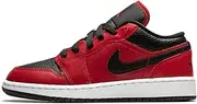 [Nike] Juniors Air Jordan 1 Low Gym Red - 553560605 - Gym Red Black White (UK 6.5)