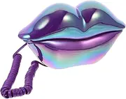 Charming Lip Phone Novelty Telephone Home Landline Phone Corded Phone Decoration for Table