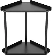 Makeup Organizer, Cosmetic Storage Display Case with 2 Layers Large Capacity Display Case for Vanity Cosmetics Organizer Storage for Bathroom Counter Dresser Brushes Lipsticks Skin Care Beauty (Black)