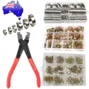 250-45PC Hose Clamp Spring Clamps Hose Pipe Clamp Clip with 1PC Hose Clamp Kit