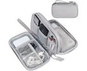 Electronic Organiser, Travel Cable Organiser Electronic Accessories Carrying Case Portable Waterproof Double Layer