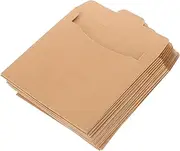 Tofficu 50Pcs Paper CD Sleeves for CD DVD Storage Durable Packaging Bags CD Envelopes for Home Office Use Space Saving Design