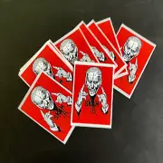 SKAM. Genocide Joe. Sticker. Portland Oregon. Vinyl. 3"x4".