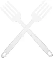 CRILSTYLEO Silicone Pasta Noodle Forks 2 Reusable Forks Comfort Grip for Cooking Serving Heat Resistant