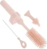HOMOCONO 1 Set Electric Silicone Bottle Cleaner Brush Rechargeable Portable Cleaning Brush for Deep and Efficient Cleaning of Various Bottle Lightweight Attractive Design