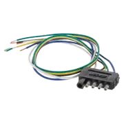 Wesbar Trailer Wiring Connector 5-Way Trailer End 18" Length Wire
