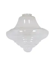Chrysler Large Tier Shade in Clear Glass