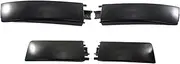 4pcs Roof Rack Rail Front Rear End Cap L&R Side Compatible for Suzuki Grand Vitara 7821565J105PK Plastic Black Easy Installation