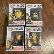 Funko POP! Despicable Me 4 Complete Set of 5 Mega Minions #1553-1557 W/Protector