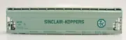 Athearn HO Sinclair Koppers ACF 55' center flow hopper 1924 KCIX 143 blue box