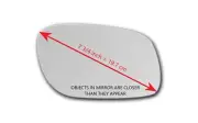 New Convex Mirror Glass Lens FOR 1998-011 LINCOLN TOWN CAR Passenger Side Right