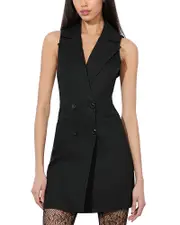 Alice and Olivia Meritt Double Breasted Tux Dress