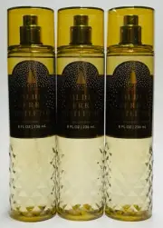 3 Bath & Body Works GOLDEN BERRY MISTLETOE Fine Fragrance Mist Spray