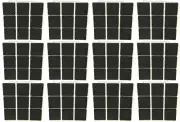 108 Foam Rubber Furniture Floor Scratch Protector Bumper Pad Non-Skid Self Stick