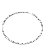 Swarovski Matrix Crystal Tennis Necklace, 16.4