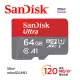 SanDisk Ultra MicroSD 64G A1 120MB/s 高速記憶卡 台灣公司貨 (6.5折)