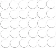 Zerodeko 30Pcs Transparent Flexible Furniture Pads Non Slip Chair Leg Protectors for Tables and Floors Mats Thick Scratch Resistant and High