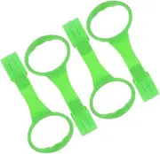 SECFOU 2 Pairs Walking Assistant Pull to Stand Pull Rings for Play Pen Outdoor Pull Ring Hook Stroller up Rings