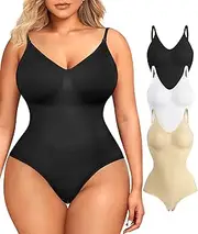 [BRABIC] Bodysuit for Women Seamless Tummy Control Shapewear Sleeveless Tank Tops Body Shaper