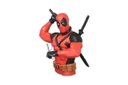 Marvel Deadpool Bust Figural PVC Coin/Piggy Bank Action Figure Statue Red