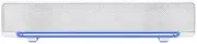 Soundbar Speaker Wireless Bluetooth 5.0 Stereo Speaker Breathing Colorful Atmosphere Light Effect for Mobile Phone or Tablet(White)
